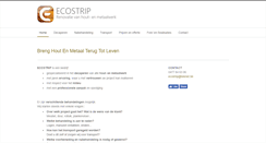 Desktop Screenshot of ecostrip.be