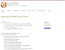 Tablet Screenshot of ecostrip.be